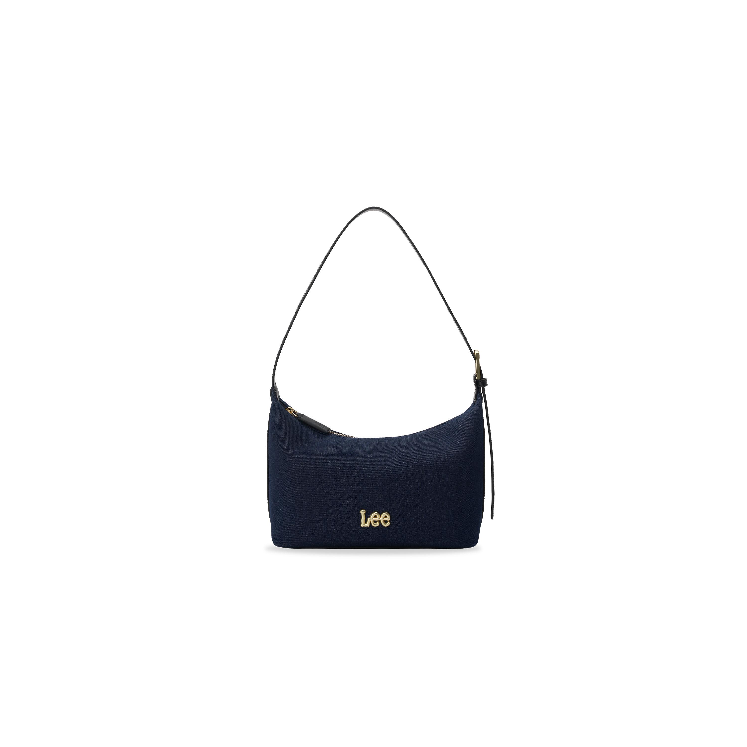 

New Lee PU, Textile Mixture Shoulder Bag Women s Blue Black/Denim Blue LE250145M 30.0*9.9*17.0CM