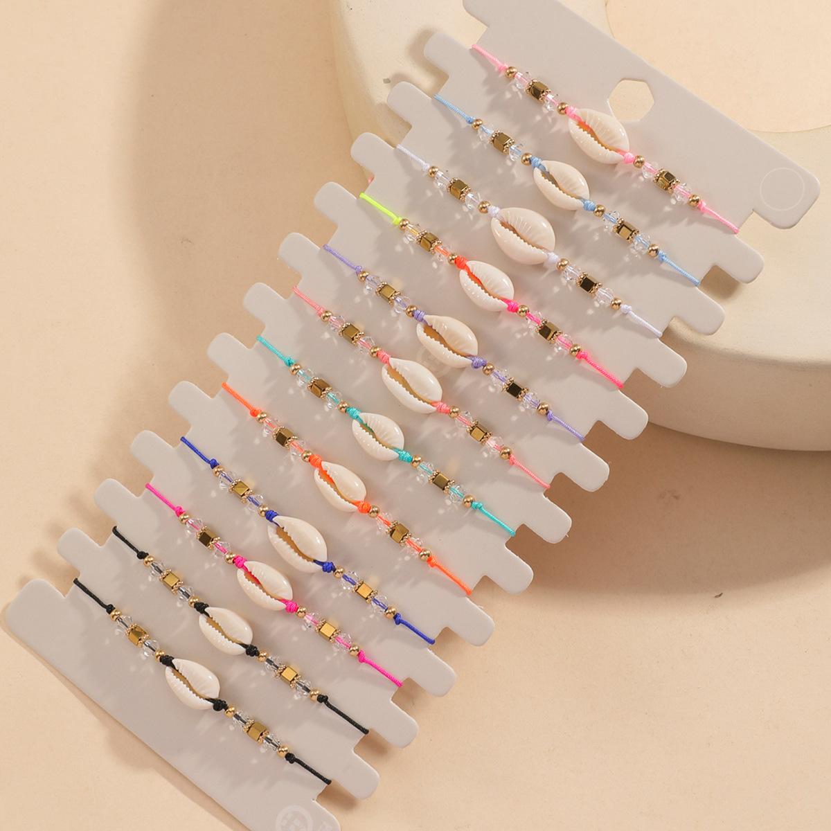 

JYL TS Bracelet Colorful Stone Elastic Brings Diversity & Positive Energy 1 shell usc золотой