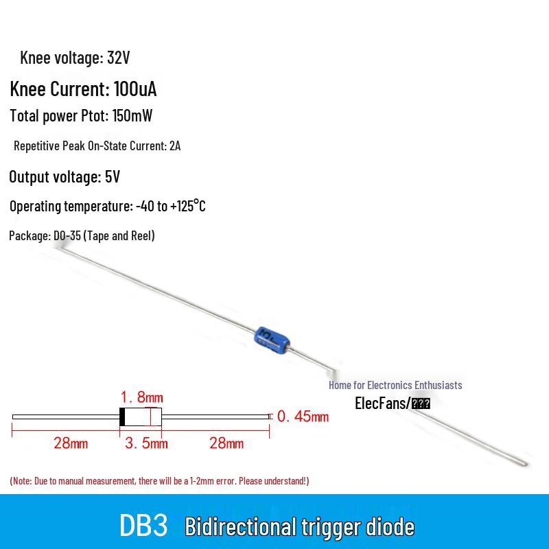 Plug-in Diode Switch/Rectifiers 1N4007, 5408, 1N5819, 1N4148, 5822, 6A10, 10A10