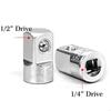 Chrome Plated Socket Adapter Reducer Stainless Steel Ratchet Sockets To 1/4" 1/4" To for Craftsman Wrench