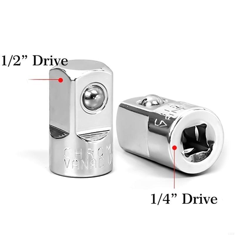 

Chrome Plated Socket Adapter Reducer Stainless Steel Ratchet Sockets to 1/4 1/4 to for Craftsman Wrench CN