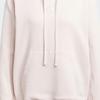 Adidas Warm Soft Solid Color Hooded Pullover Long Sleeve T-Shirt Women Tops Pink IS1587