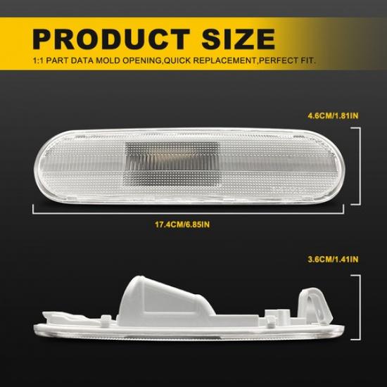 For Honda 02-05 Civic Si EP3 3DR Front or Rear Side Marker Parking Light Housing