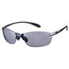 SWANS Japan-Made Sports Sunglasses Airless-Leaffit Polarized Smoke Lens, Free Size