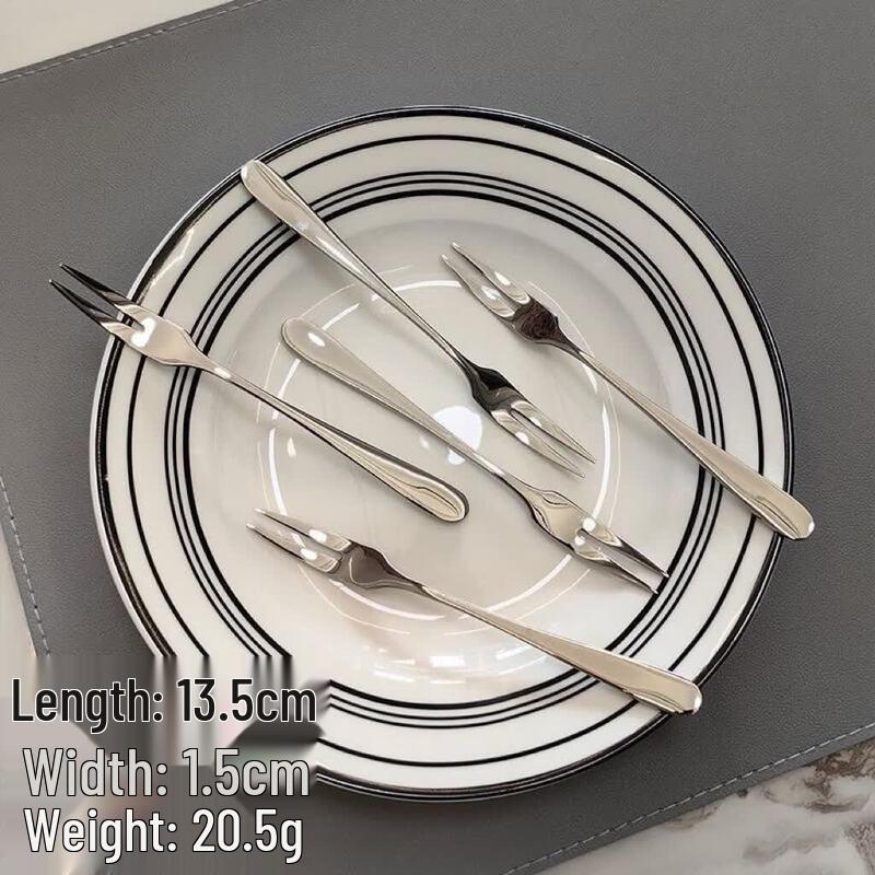 Luxury 304 Stainless Steel Fruit & Dessert Fork