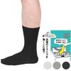 [FukuskeFUN] Reversible Socks Crew Length 2-Pair Set Solid, Ribbed [Fukuske] White