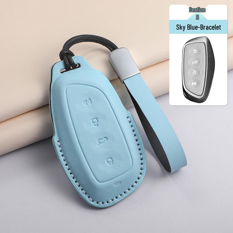 Textured Green Key Case for Great Wall Haval: H6, M6 Plus, Menglong H2, Big Dog, F7, Divine Beast, H9, Red Hare