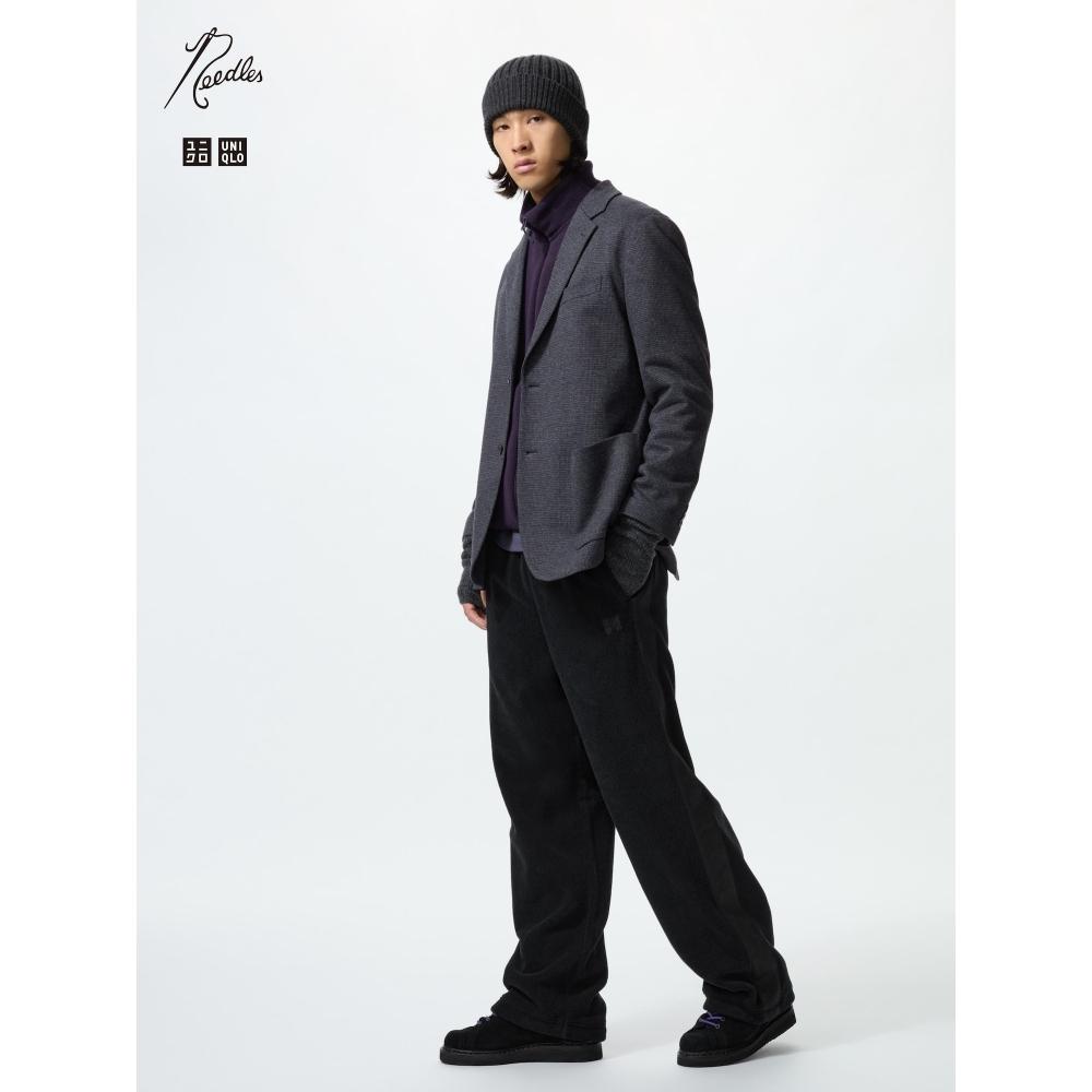 Uniqlo Fleece Wide Pants Long Length
