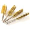 Hexagonal Rod Copper Wire Drill Brush for Polishing, Deburring, and Cleaning