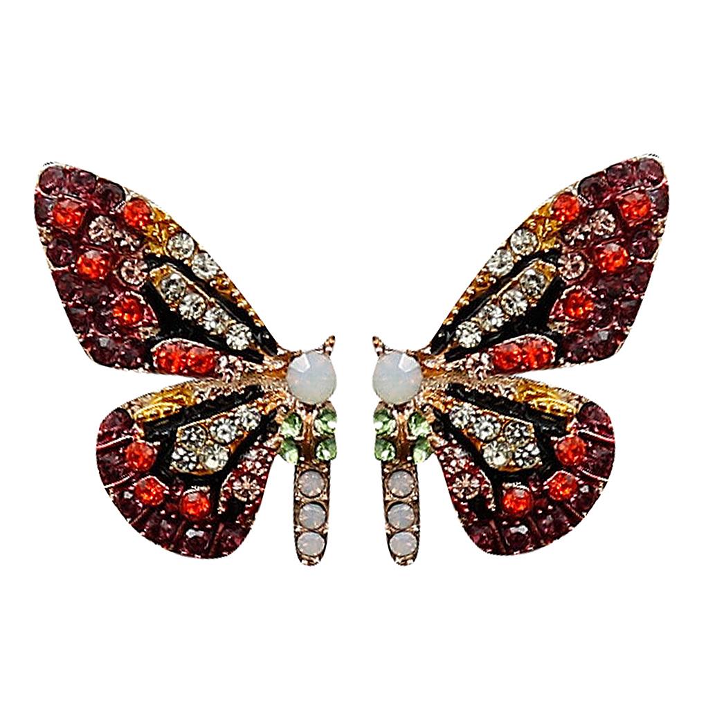

Butterfly Earrings Rhinestones Fashion Joker Personality