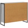 Side Cabinet Grey Sonoma 96.5 X 30 X 75 Cm Particleboard