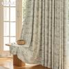 1PC LOZUJOJU Vintage Rural Blackout Curtains, Handmade Tassel Lace Floor Curtains for Bedroom Living Room Home Decor