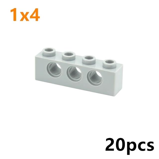 MOC Technical Beam Construction Block Combination Studded Long Beam featuring Hole Thick Blocks Works With 3703 3 3895 2730 3894 3701