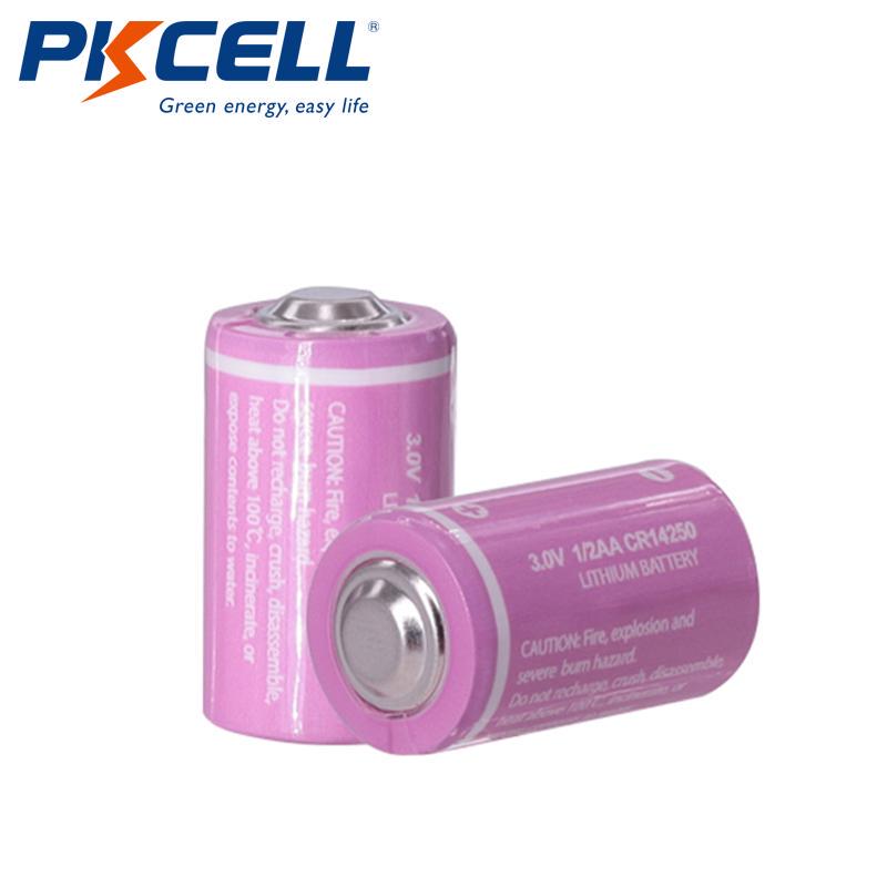 

4 шт. батарея PKCELL CR 1/2AA 3 В CR14250 14250 CR 1/2AA 3 Вольт литиевая батарея 650 мАч для камеры