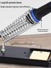 Type A All-Metal Square Soldering Iron Stand, Multi-functional Portable Fixing Stand for Household Use.