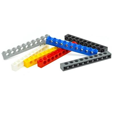 10PCS Technical Building Block Beam 1x10 with 9 Holes - MOC Car Parts & Accessories Bricks Compatible with 2730