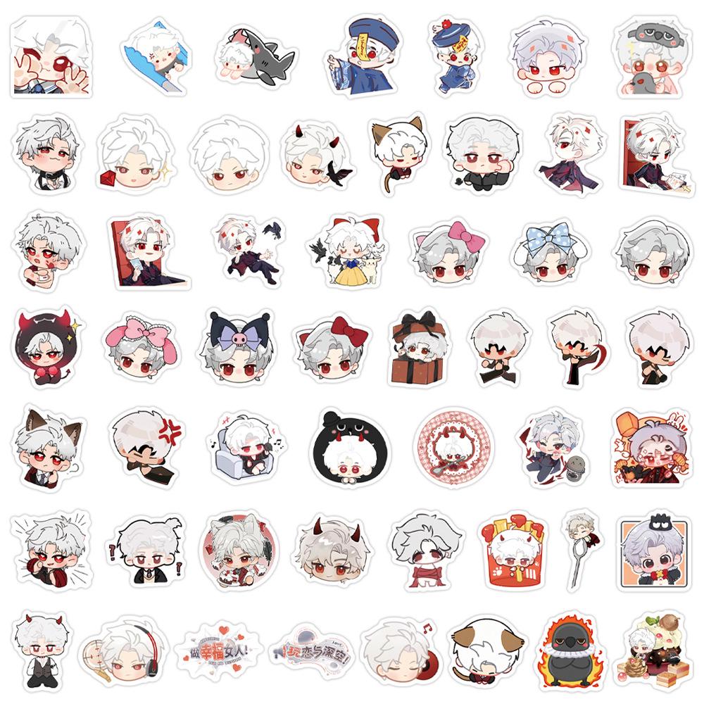 Li Yuyan & Qin Che Chibi Stickers: Suitcase, Water Bottle, Scooter Decoration