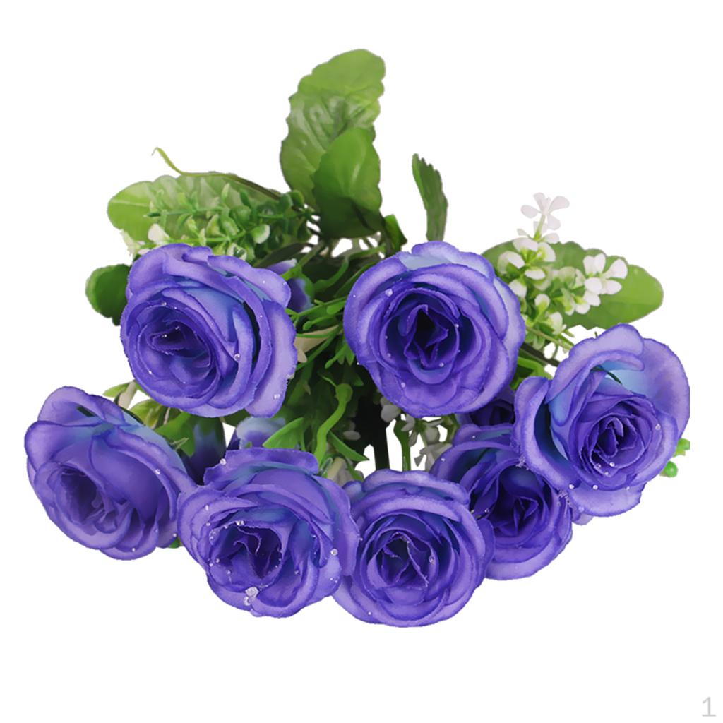 silk flower rose Artificial Flowers Simulation Floral With