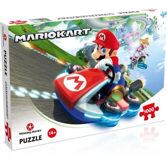 Puzzle - WINNING MOVES - Mario Kart Funracer - 1000 pieces - Des 14 ans