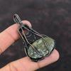 Copper Seraphinite Pendant Copper Wire Wrapped Pendant Gemstone Copper Jewelry Handmade Pendant Gift For Her Wire Wrap Seraphinite Jewelry