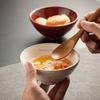 Ceramic Bowl Japanese Retro Bamboo Hat Bowl Kitchen,Dining & Bar Household Rice Bowls Exquisite Breakfast Small Bowls Tableware