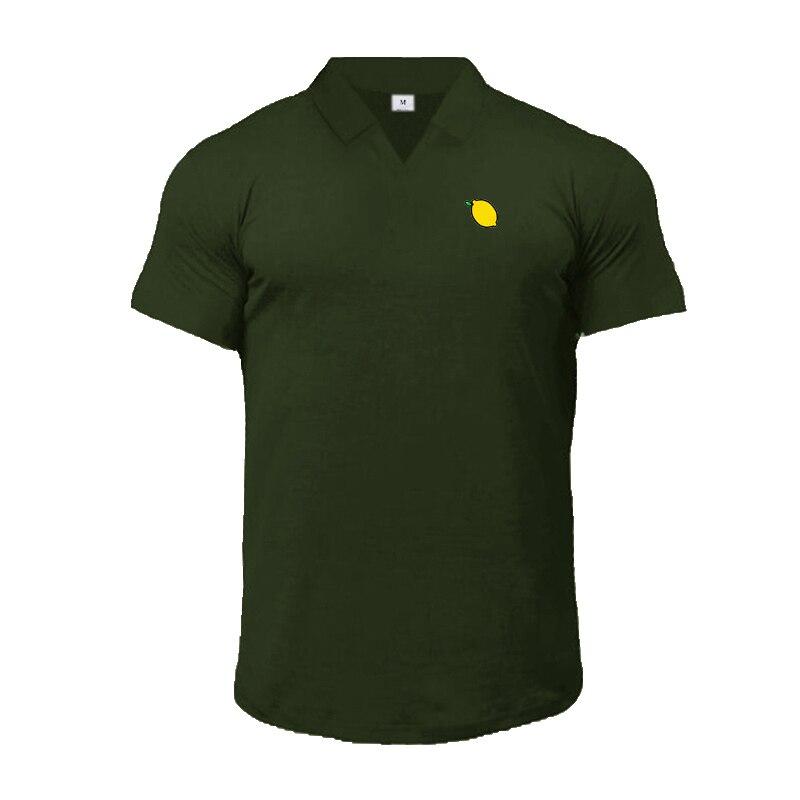 Do The Work  Summer Cotton Gym Sports Mens Fashion Casual Bodybuilding Fitness Workout Breathavke Printed Polo Shirt M-2xl