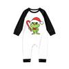 Matching Family Christmas Print Pajama Set with Long Sleeve and Pants for Holiday Loungewear