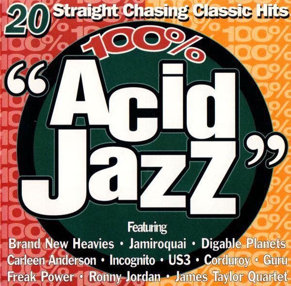 CD РАЗЛИЧНЫЕ 100 Percent Acid Jazz TCD2733 Telstar 1994 Великобритания Танцевальная Электроника Б/У