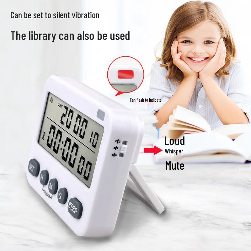 Yuanzu 218 Silent Vibration Dual-Screen Timer