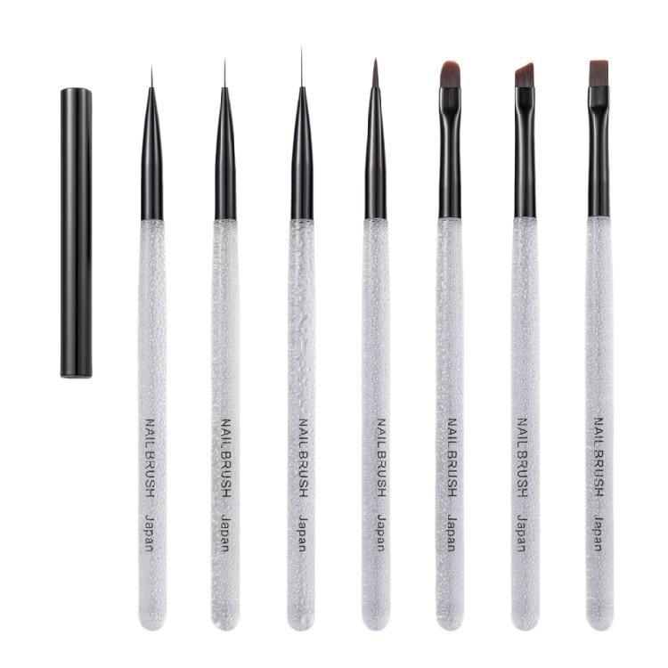 

Nail Art Liner Brushes 7Pcs Nail Art Brush for Long Line,Nail Drawing Pens 1