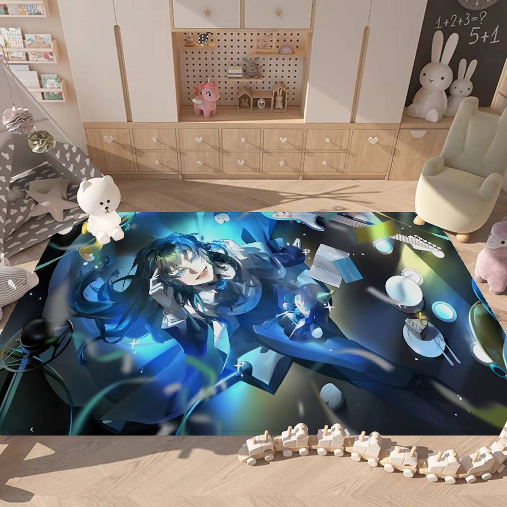Cartoon Singer Ado Door Mat Washable Non-Slip Living Room Sofa Chairs Area Mat Kitchen Doormat Area Rug