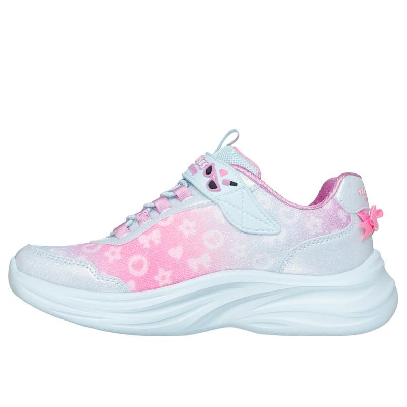 Skechers Kids Simple Trendy Stylish Low-Top Training Shoes Kids sneaker Blue 302199L-AQMT
