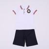 British Academy Style Summer Kindergarten Uniform: Pure Cotton Short-Sleeve Set with Shorts and Skirt