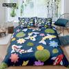 Home Living Luxury 3D Fish Lotus Bedding Set Flower Duvet Cover Pillowcase Queen And King Eu/Us/Au/Uk Size Comforter Bedding