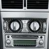 For Chrysler Crossfire 2003-2008 Real Carbon Fiber Stickers Central Air Conditioning Control Panel Car Accessories decorative