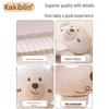 Natural Cotton Baby Rattle Teether Ring - Newborn Soothing Toy
