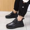 Warm, Non-Slip Waterproof Velvet-Lined Winter Cotton Shoes for Middle-Aged and Elderly Men and Women