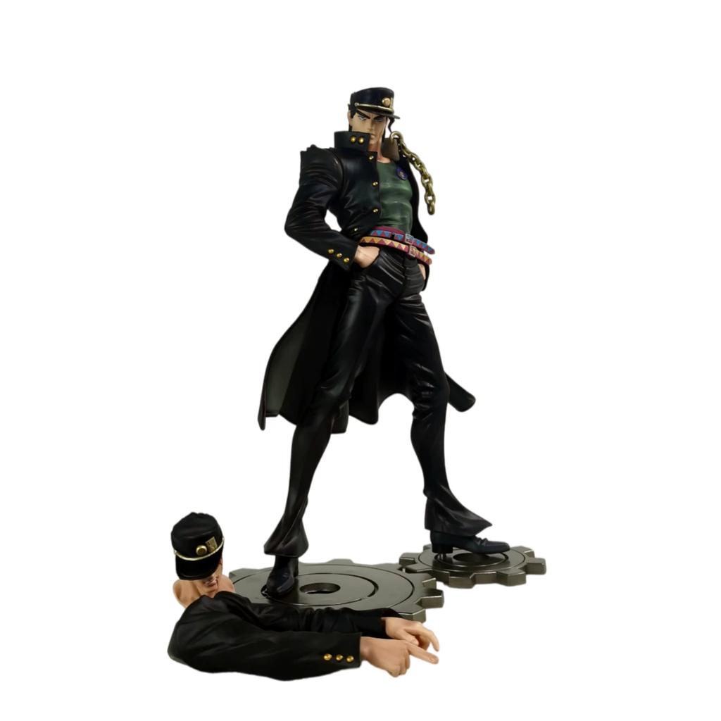 Anime Jojo'S Bizarre Adventure Jotaro Kujo Action Figures Pvc Static Statue Model Toy Figurine Desktop Collection Ornaments Gift
