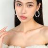 APM Monaco Water Drop Oval Fashionable and Versatile Simple Earrings for Women AE14164OX