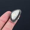 Trillion Maligano Jasper Gemstone Wife Ring Jewelry 925 Sterling Silver US 6.5