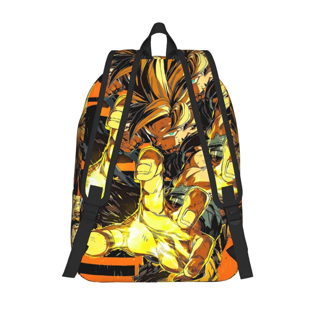 Fashion Dragon Ball Super Saiyan Goku Backpack Mochilas Cool High School Sturdy Shoulder Rucksack