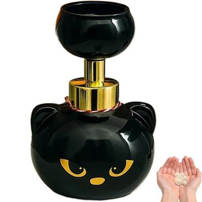 Large Capacity Cat Paw Foam Soap Dispenser Refillable Bubbles Soap Box Cats Pawprint Soaps Pump Bottle Paw-Shaped