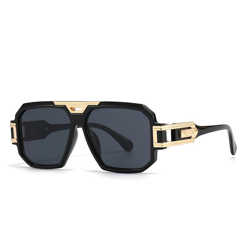 

Fashion Retro Luxury Leopard Gradient Square Women Sunglasses New Brand Metal Frame Design Trendy Sunshade Men Glasses UV400 as picture