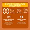 6-Speed Temperature Regulation Milk Heater Portable Infant Milk Bottle Warmer USB Charging Baby Nursing Milk Heating Device