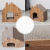 Cat Scratch House Wearable Breathable Comfortable Kitten Scratcher Hut for Resting Playing L (Suitable for Cats Within