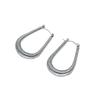 Titanium Steel U-Shaped Spring Earrings - Light Luxury High-End Women's Jewelry