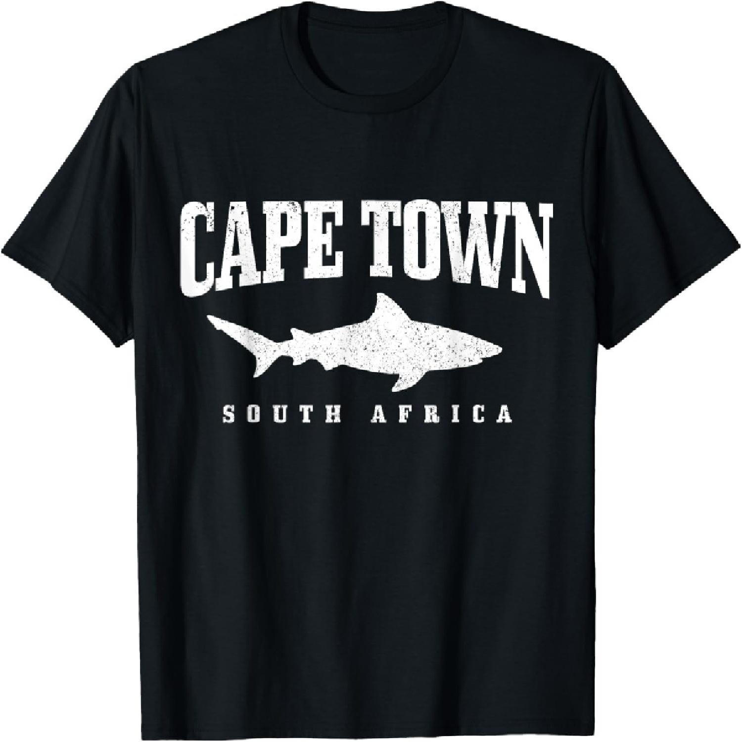 

Cape Town South Africa Great White Shark Cage Diving Vintage T-Shirt XXXXXL різнокольоровий