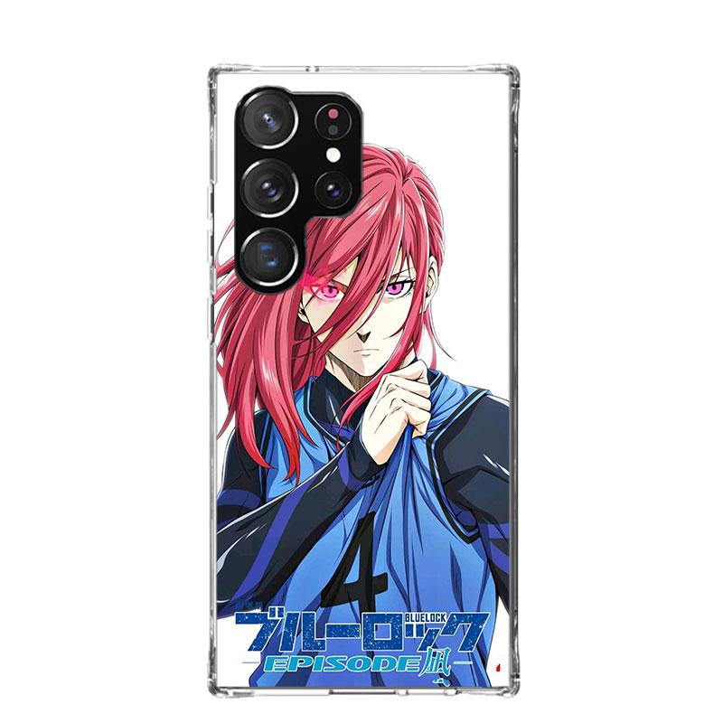Blue Lock Chigiri Hyoma Phone Case For Samsung Galaxy S26 Ultra S23 S24 S25 Edge S20 FE S21 S22 Plus Soft Print Shell Cover Fund