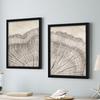 2pcs/set Vintage Art Oil Painting Canvas with Wood Frame Draw Wall Decor Home Room Decorations