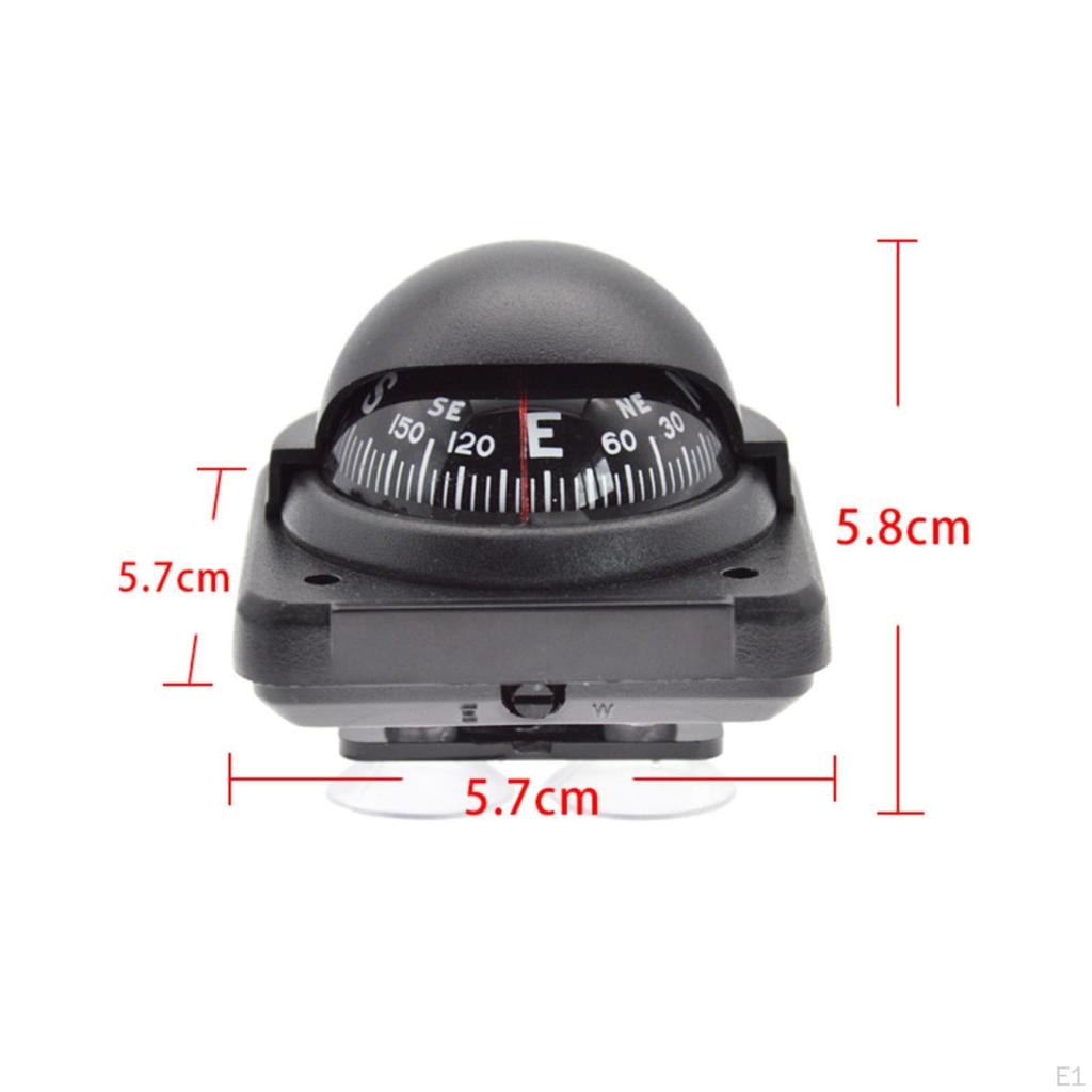 Car Compass versatileUse Dashboard Mountable Direction Gauge for Marine